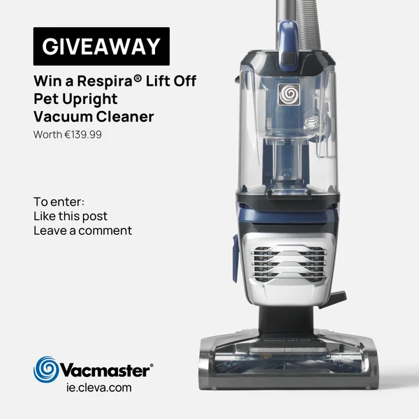 Win a Vacmaster Respiraยฎ Lift Off Pet (RRP โฌ139.99)