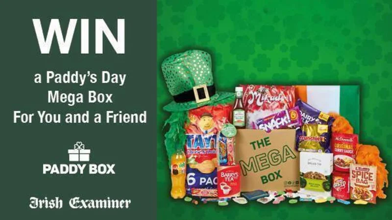 Win a Paddy's Day Mega Box for you and a friend