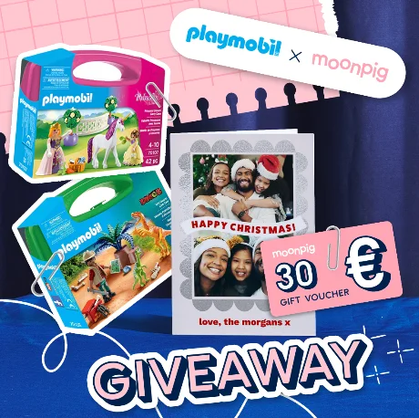 Win this Playmobil Carry Case and €30 Moonpig Gift Card