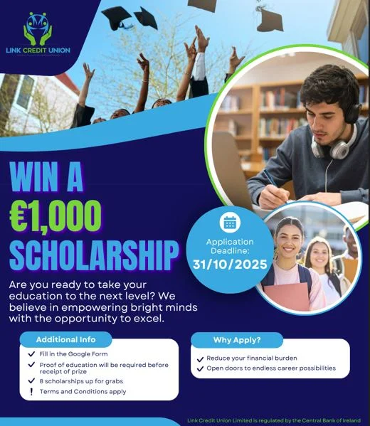 Win a €1,000 Scholarship