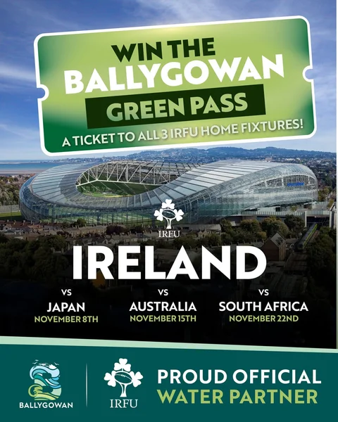 Win the Ballygowan green pass