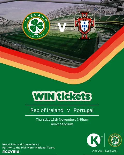 Win tickets to Ireland v Portugal