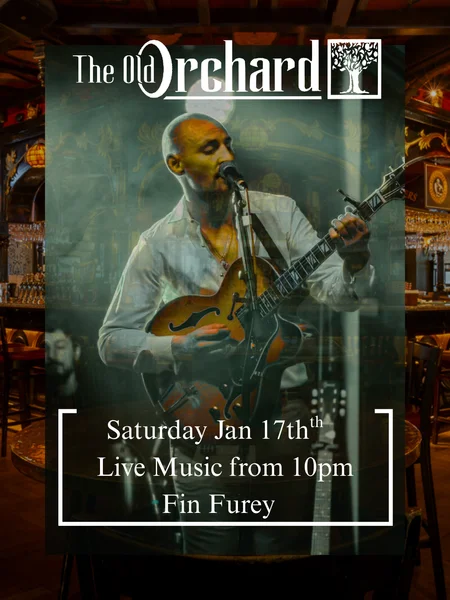 Win A Table for 2 for Fin Furey - Live at The Old Orchard Inn - With Dinner & Drinks