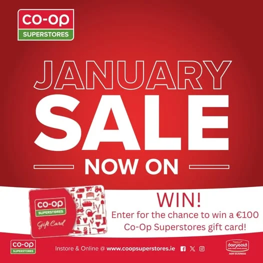 Win a €100 Digital Gift Voucher from Co-Op Superstores
