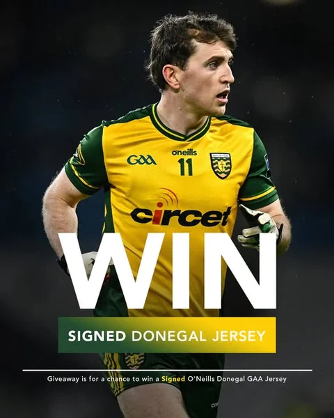 Win a SIGNED Donegal jersey from O'Neills Sportswear