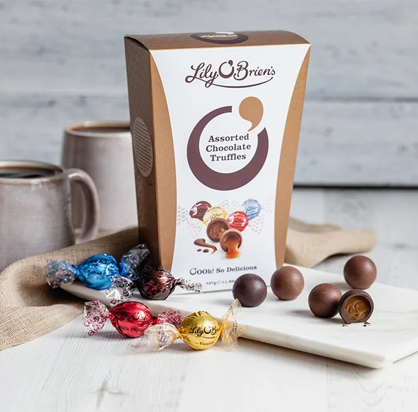 Win 1 of 3 Lily O’Brien’s Hampers worth €75