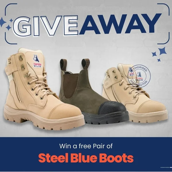 Win a pair of Steel Blue Boots