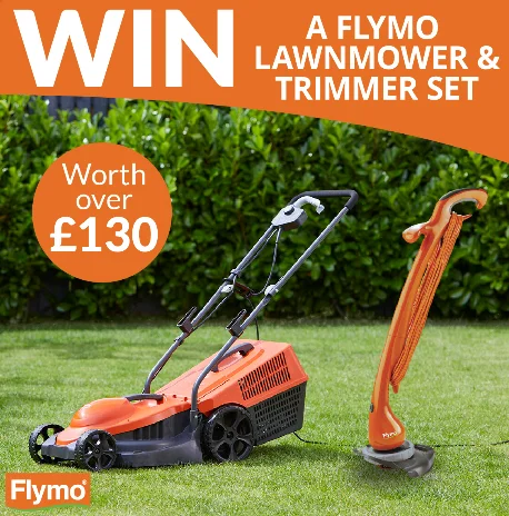 Win a Flymo SimpliMow 320 Lawn Mower and Contour XT Grass Trimmer