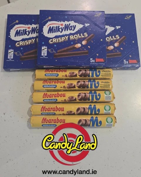 Win Marabou and Milky Way Crispy Rolls