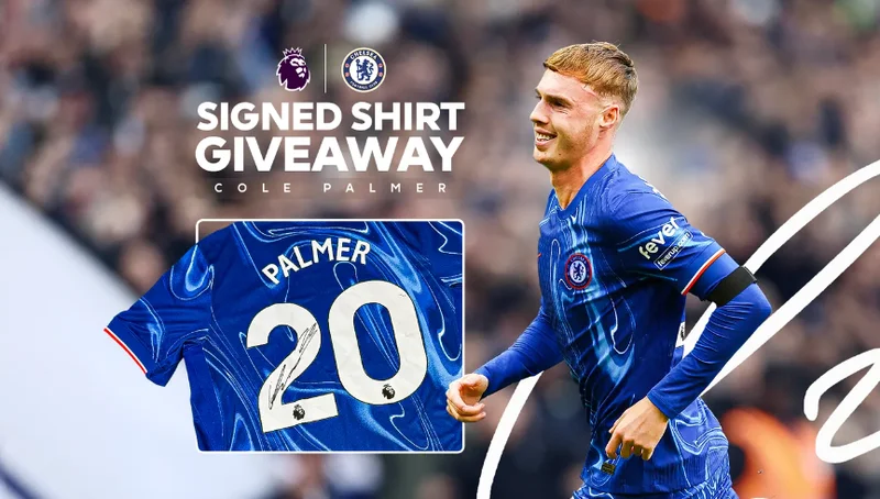 Win a chance to own the shirt of one of the biggest Premier League Stars