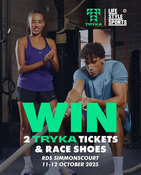 Win 2 TRYKA race tickets & 2 pairs of race shoes