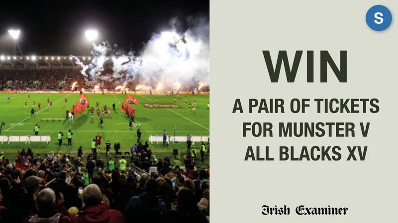 Win Tickets to Munster v All Black XV