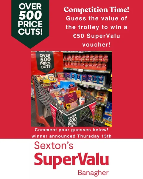 Win a €50 SuperValu voucher