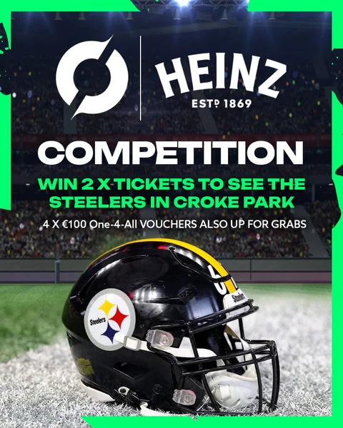 Win tickets to see the Pittsburgh Steelers at Croke Park