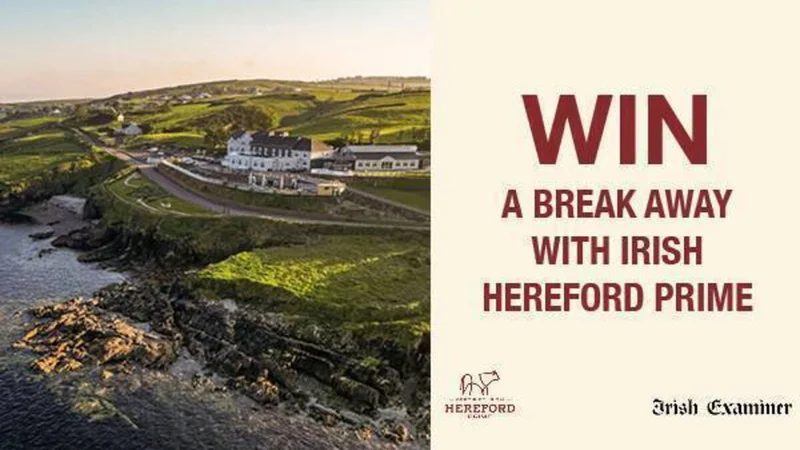 Win a break away with Irish Hereford Prime