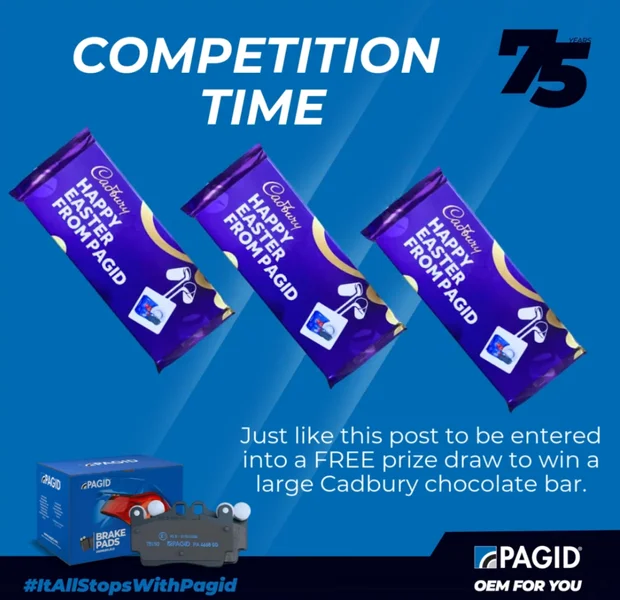 Win one of six extra large bars of Cadbury Dairy Milk
