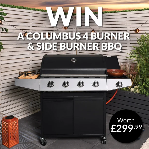 Win a Columbus 4 Burner + Side Burner BBQ