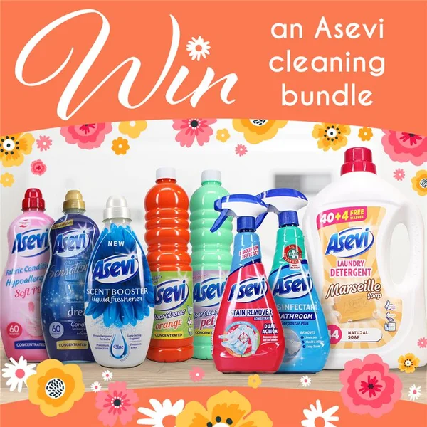 Win a sparkling Asevi Cleaning Bundle