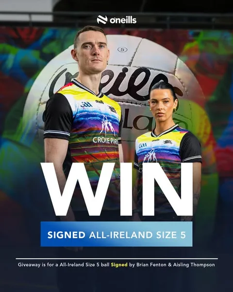 Win an All-Ireland Size 5 ball signed by Brian Fenton & Aisling Thompson