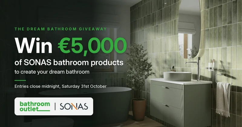 Win €5,000 of SONAS Bathroom Products