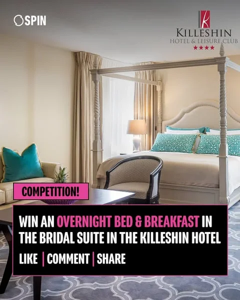 Win a Luxury Stay at the Killeshin Hotel Portlaoise