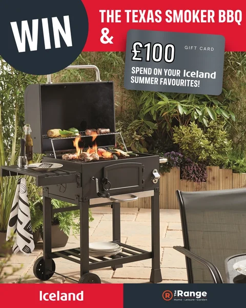 Win a Texas Smoker BBQ + £100 Gift Card 