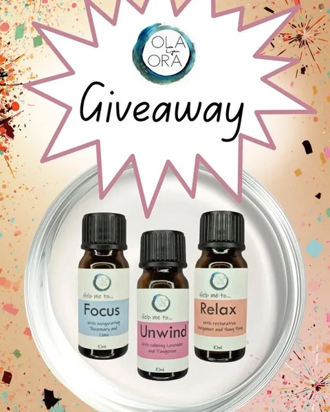 Win a Set of Aromatherapy Blends from Ola Gan Ora