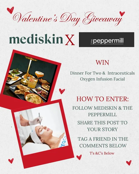 Win dinner for two and Intraceuticals Oxygen Infusion Facial