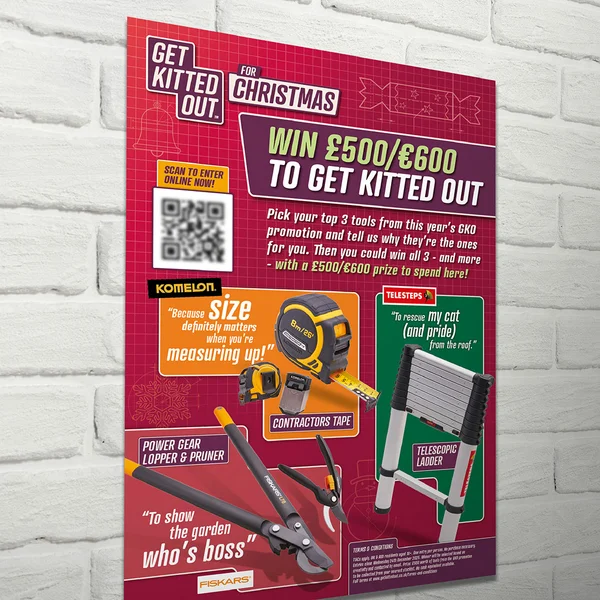 Win £500/€600 worth of tools at your local GKO stockist