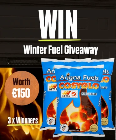Win 30 bags of Arigna’s Cosyglo Smokeless Coal