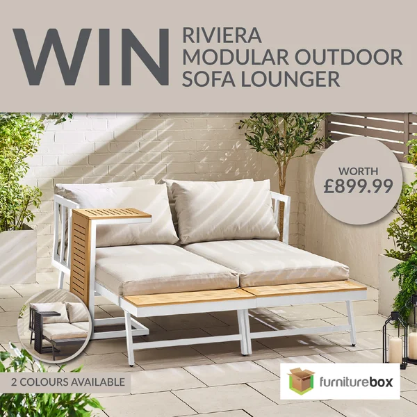Win the Riviera Garden Lounger and Table Set 