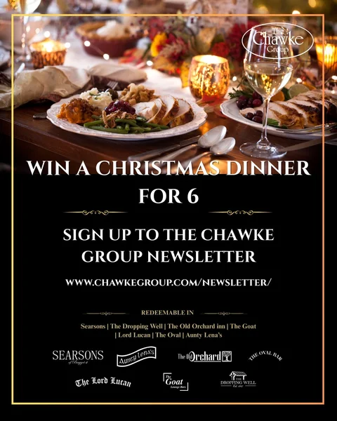 Win A Christmas Night Out for 6 People with The Chawke Group