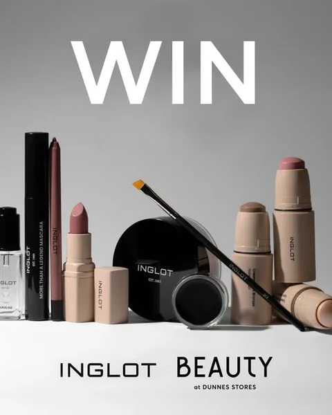 Win a selection of Inglot’s bestselling makeup products worth over €200