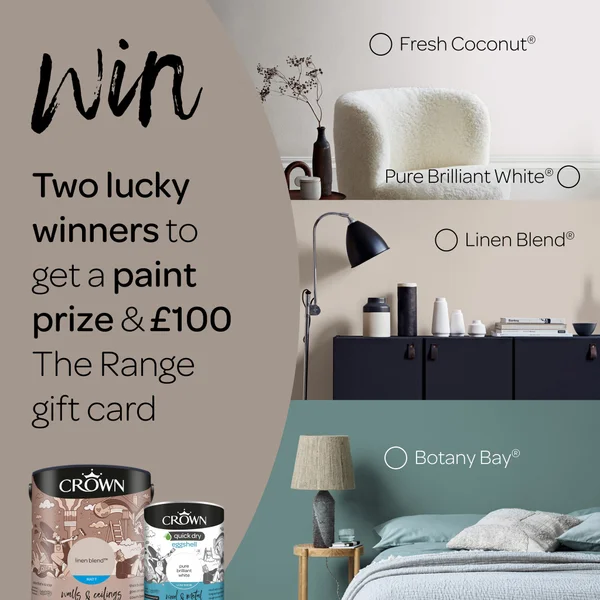 Win Paint Prize + a £100 The Range Gift Card