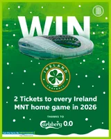 Win a pair of tickets to every Ireland Men's home game in 2026