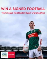 Win a signed football from Ryan O'Donoghue