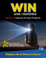 Win a Nebula Capsule 3 Laser Projector from Euronics