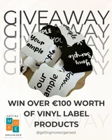 Win over €100 worth of vinyl label products