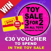 Win a €30  voucher to spend on toys