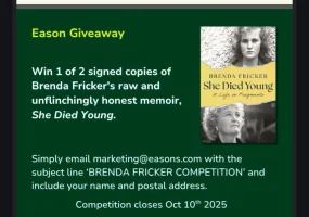 Win 1 of 2 signed copies of Brenda Fricker's memoir, She Died Young.
