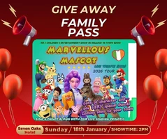 Win a Family Pass for a Kids Show from Seven Oaks Hotel Carlow