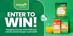 Win a €100 Tesco shopping voucher alongside a hamper from Revive Active