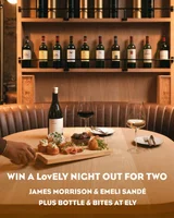 Win a Bottle & Bites experience for two at ELY Wine Bar D2,