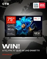 Win a TCL 75" 4K UHD Smart TV from Off The Ball