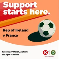 Win 2 tickets to see the Republic of Ireland Women's National football team take on France