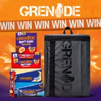 Win a Month’s Supply of Grenade Protein Bars and a Grenade Backpack