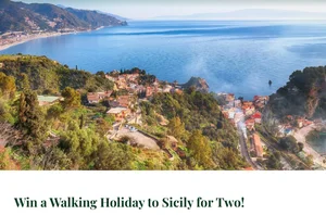 Win two places on an Outbounder Sicily Walking Holiday departing in April 2027