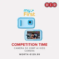 Win the ultimate First Camera for your little Photographer from DID Electrical