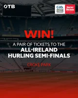 Win a pair of tickets to the Hurling Semi Finals