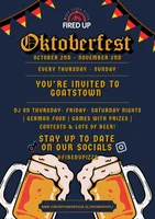Win 4 VIP Tickets to Oktoberfest Dublin at Fired Up Pizza, Goatstown! 🍺🍕